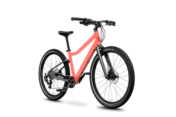 Woom EXPLORE 5 Neon Coral 24" mit Schaltung