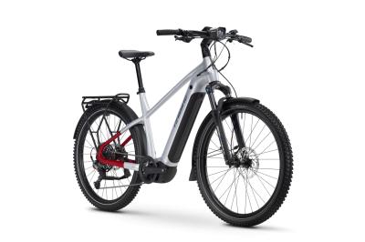 Haibike TREKKING 7 HIGH i800Wh 11-G Cues   25-27 HB BCXK GL_grey red blue Rh S 40 Produktbild 1