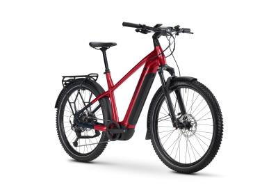 Haibike TREKKING 7 HIGH i800Wh 11-G Cues   25-27 HB BCXK GL_dyn. red blue Rh S 40 Produktbild 1