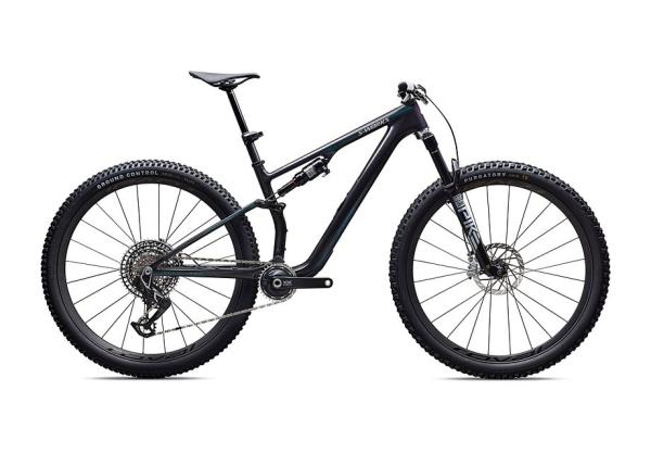 Specialized S-Works Epic 8 EVO  - SRAM XX SL AXS, RockShox Ultimate Gloss Carbon / Green to Purple Viavi Fade / Brushed Liquid Metal S