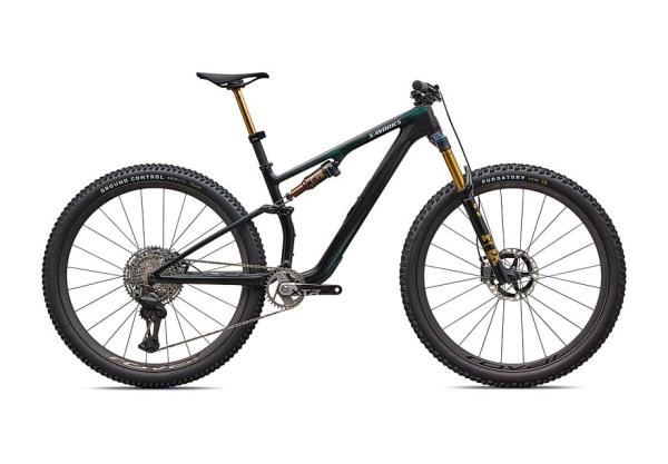Specialized S-Works Epic 8 EVO  - Shimano XTR Di2, FOX Factory Gloss Carbon / Green to Purple Viavi Fade / Brushed Liquid Metal M