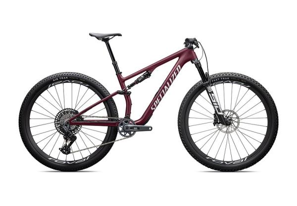 Specialized Epic 8 Expert  - SRAM GX AXS, RockShox Select+ Satin Bordeaux Metallic / White XS