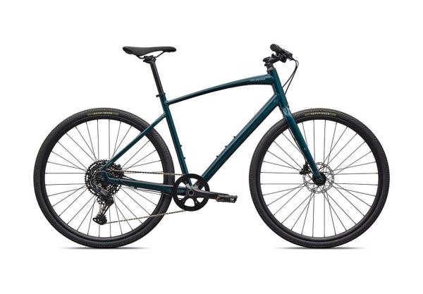 Specialized Sirrus X 3.0 GLOSS EMERALD METALLIC / FJORD METALLIC FROST REFLECTIVE XXS