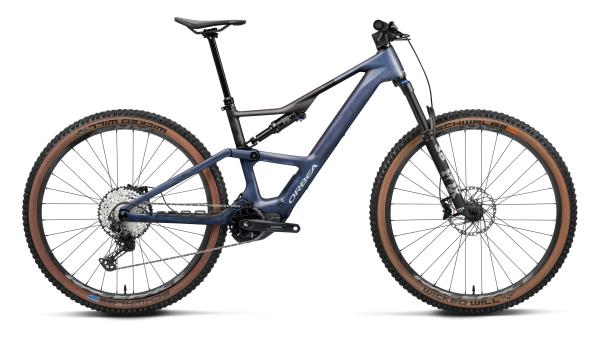 Orbea RISE SL M20 630W XL Tanzanite Carbon View - Carbon Raw Matt