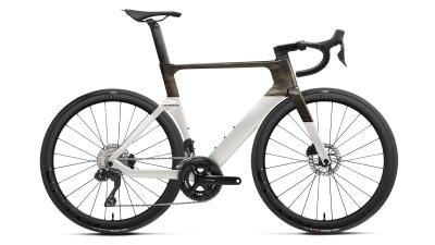 Orbea ORCA AERO M35iLTD PWR 53 Golden White (Gloss) - Carbon Raw (Matt) Produktbild 1