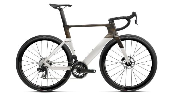 Orbea ORCA AERO M21eLTD 51 Golden White (Gloss) - Carbon Raw (Matt)