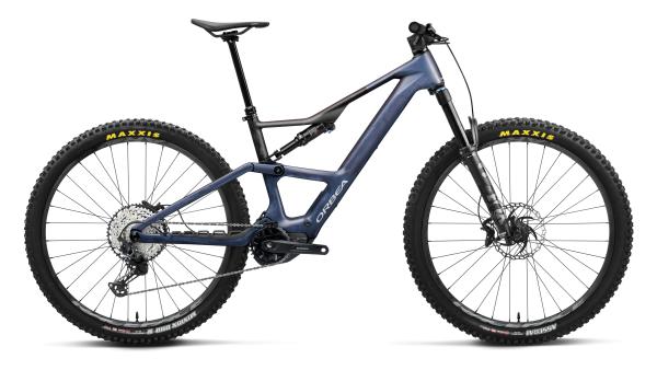 Orbea RISE LT M20 630W L Tanzanite Carbon View - Carbon Raw Matt
