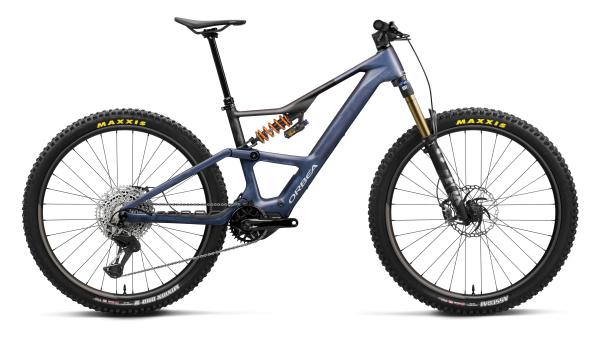 Orbea RISE LT M-TEAM 630W L Tanzanite Carbon View - Carbon Raw Matt