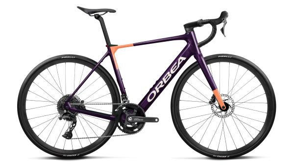 Orbea GAIN M40 L Fantasy Purple Carbon View (Gloss) - Orange Cloud (Matt)