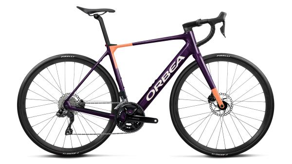 Orbea GAIN M30i L Fantasy Purple Carbon View (Gloss) - Orange Cloud (Matt)