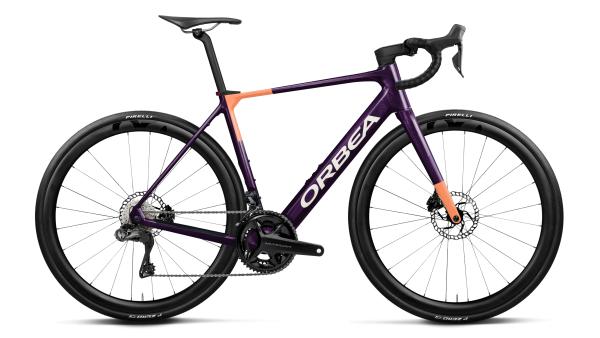 Orbea GAIN M20i L Fantasy Purple Carbon View (Gloss) - Orange Cloud (Matt)