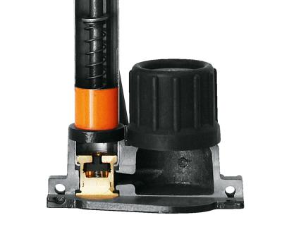 SKS GERMANY RENNKOMPRESSOR (MULTI VALVE-Schlauchanschluss) orange  Produktbild 3