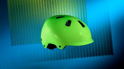 Bontrager Helm Bontrager Jet WaveCel Youth White/Azure CE Produktbild 6