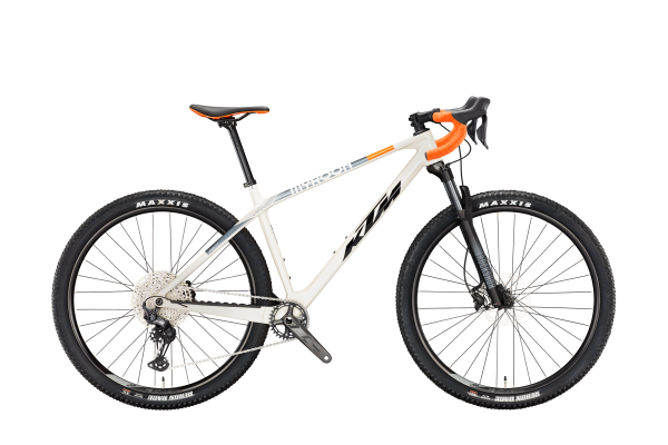 KTM X-MYROON PRO OPAL WHITE (BLACK+ORANGE) XL/53